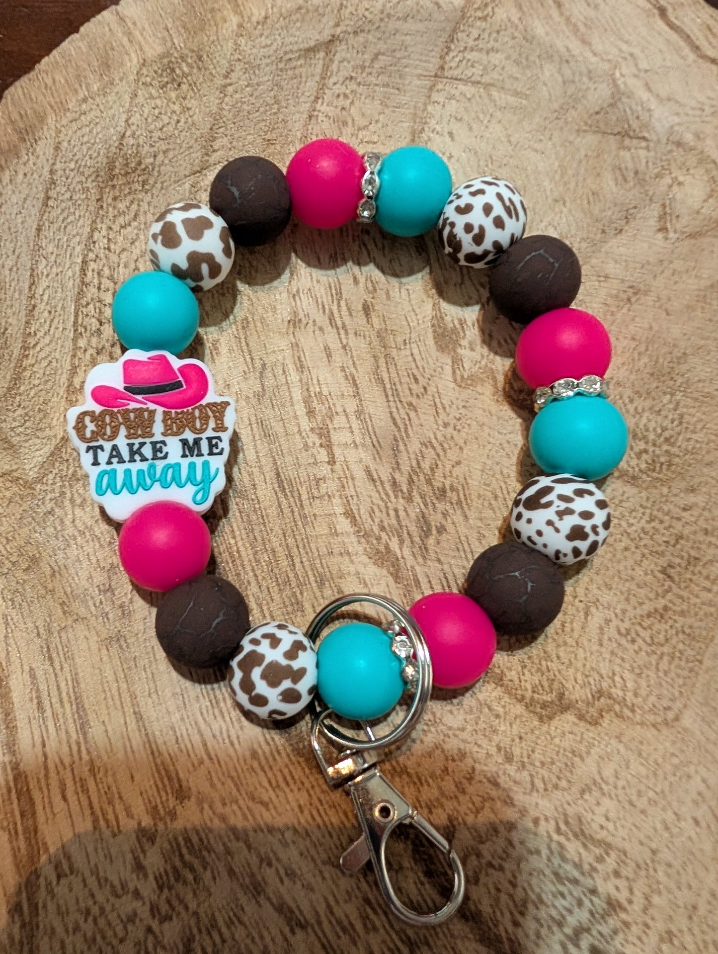 Cowboy take me away wristlet