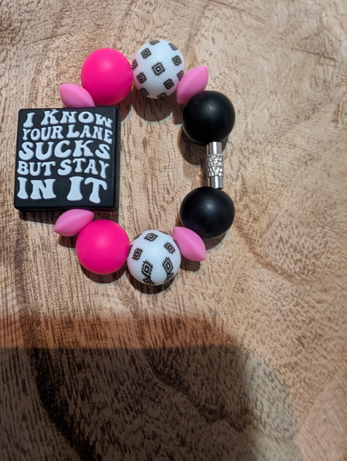 Your lane pink cup charm