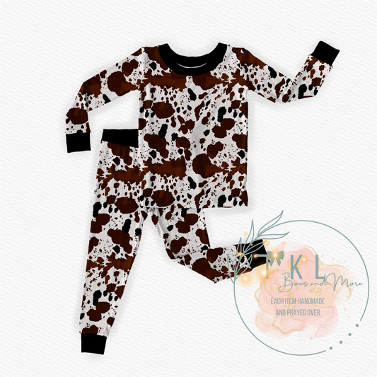 Cow print long sleeve