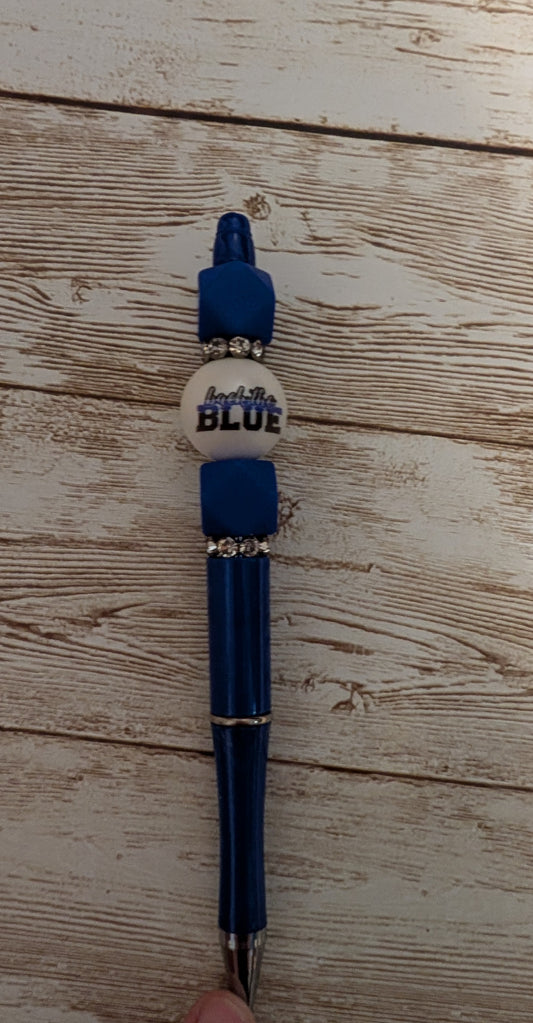 Back the Blue pen