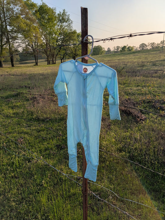 Seafoam green zippie