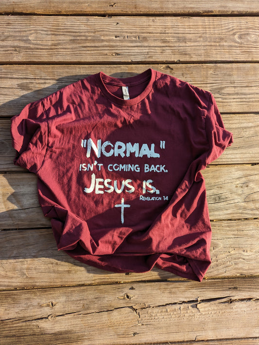 "NORMAL" isn't coming back. Jesus is!